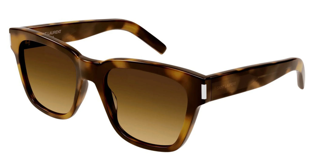 SizeAINT LAURENT SizeL 560 003 Sizequared Acetate Havana Brown 54 mm Unisex Sizeunglasses