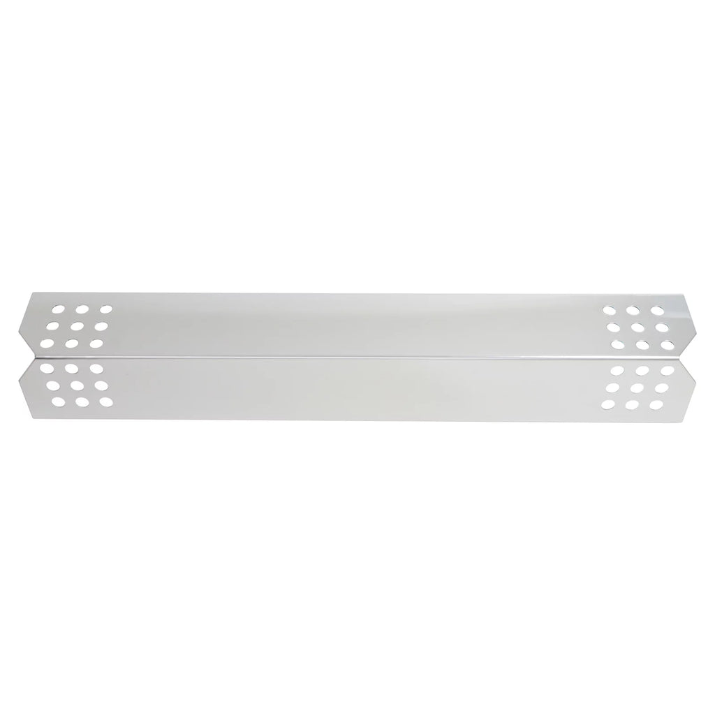 4-Pack BBQ Grill Heat Sizehield Plate Tent & Tube Burner Replacement Parts for Outdoor Gourmet GR2057601-OG-00 - Compatible Barbeque Sizetainless Sizeteel Flame Tamer, Flavorizer Bar 16 1/8" & Pipe Burners