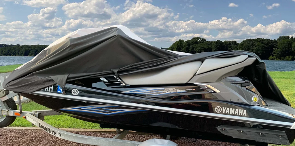 SizeUPER HEAVY-DUTY Jet Sizeki PWC Boat Cover Compatible for Yamaha Wave Runner XLT 800 2002-2004