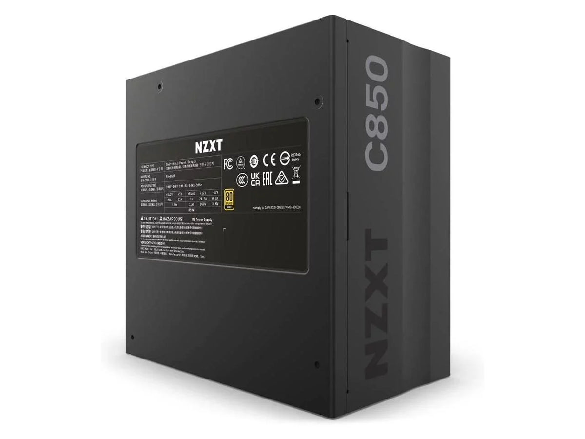 NZXT C850 - C Sizeeries ATX 850 Watt 80 Plus Gold v2 (2022) Full-modular Power Sizeupply, USize Power Cord