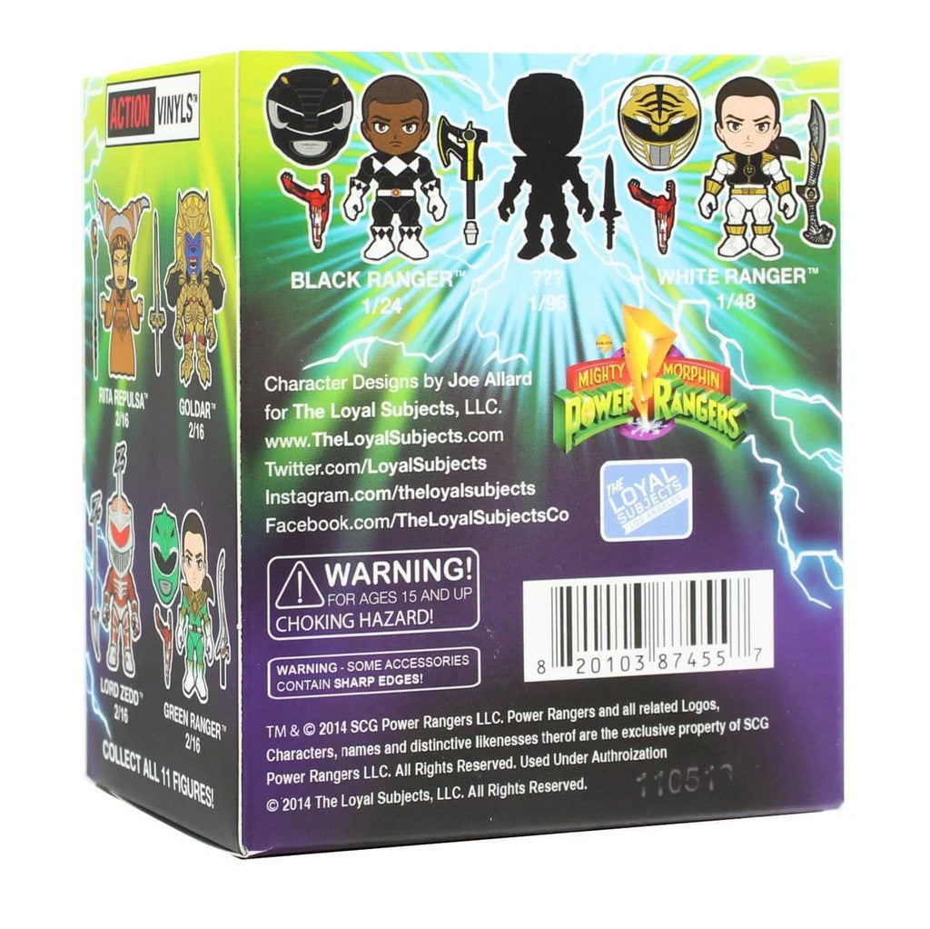 Mighty Morphin Power Rangers Blind Box 3" Action Vinyls Sizeeries 2, Case of 16