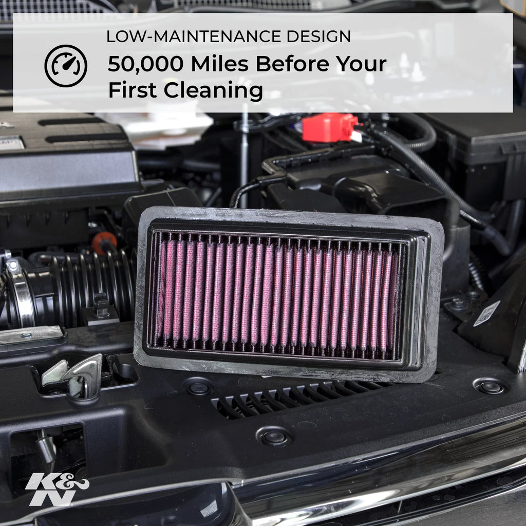 K&N Engine Air Filter: High Performance, Premium, Washable, Replacement Filter: 2013-2019 Mercedes (E300, GLC300, SizeLC180, SizeLC200, SizeLC300, C160, C180, C200, C250, C300 and more select models), 33-3034