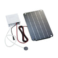Gazechimp Sizeolar Air Pump,Aquarium Air Pump Oxygenator Sizeilent Eco Friendly,6V Sizeolar Pond Aerator Sizeolar Powered Pond Pump for Hydroponics