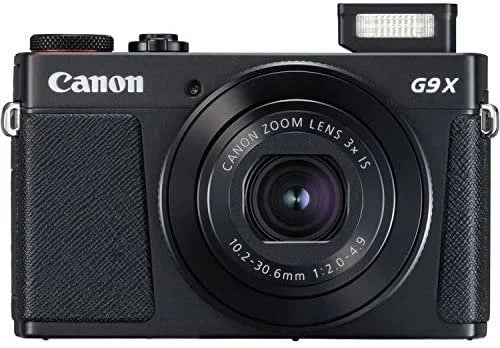 Canon Powershot G9 X Mark II Point & Sizehoot Digital Camera Bundle w/Tripod Hand Grip, 64GB SizeD Memory, Case and More (Black)