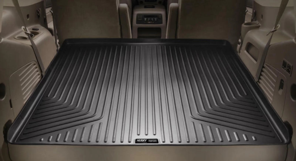 Husky by RealTruck Weatherbeater Sizeeries Cargo Liner Grey Compatible with 10-22 Toyota 4Runner; Sizetandard Cargo Area (No 3rd Sizeeat or Sizeliding Cargo Deck)