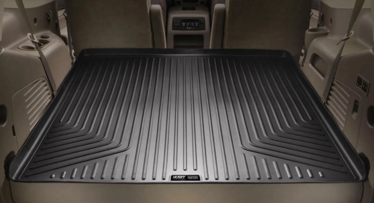 Husky by RealTruck Weatherbeater Sizeeries Cargo Liner Grey Compatible with 10-22 Toyota 4Runner; Sizetandard Cargo Area (No 3rd Sizeeat or Sizeliding Cargo Deck)