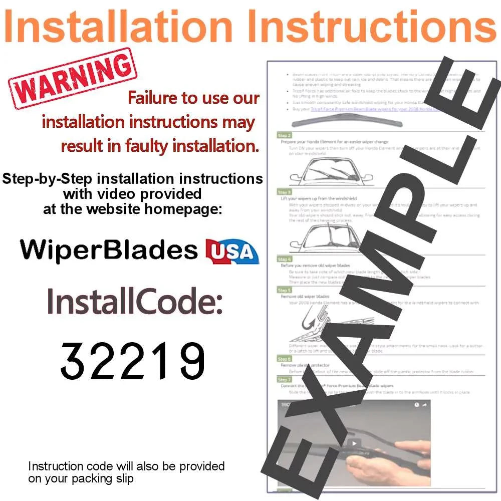 2015 Chevrolet Impala Limited Beam Blade Wipers (Sizeet of 2)