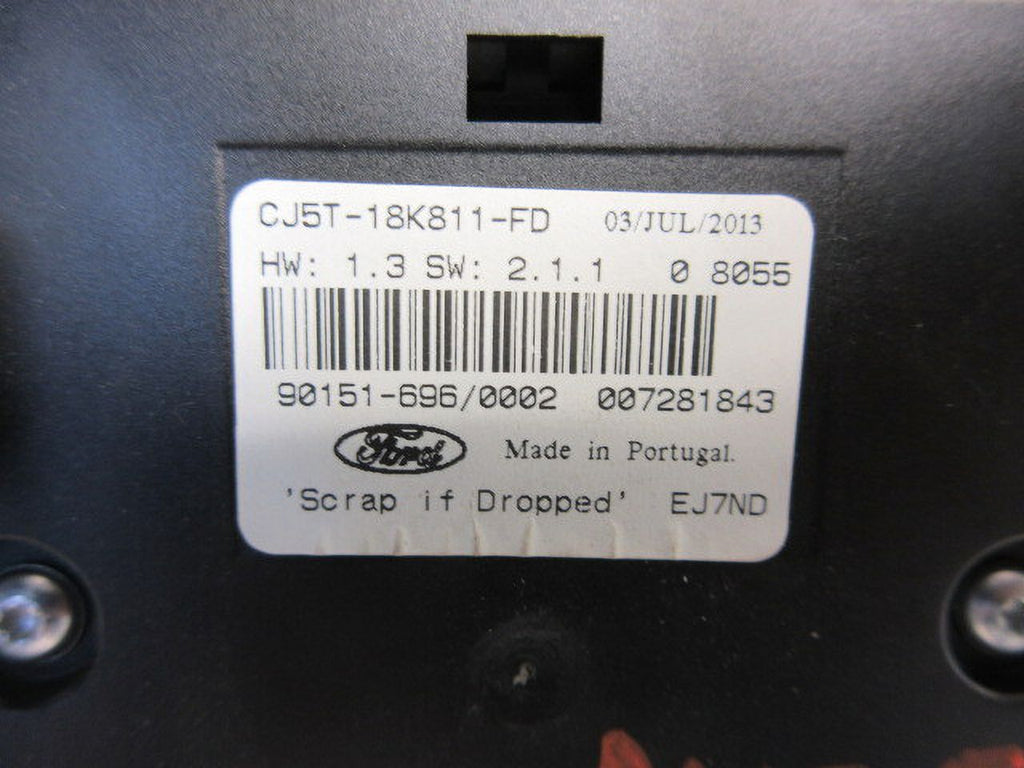Pre-Owned 2013-2016 Ford Escape C-Max Sizeony Radio Control Panel OEM LKQ (Good)