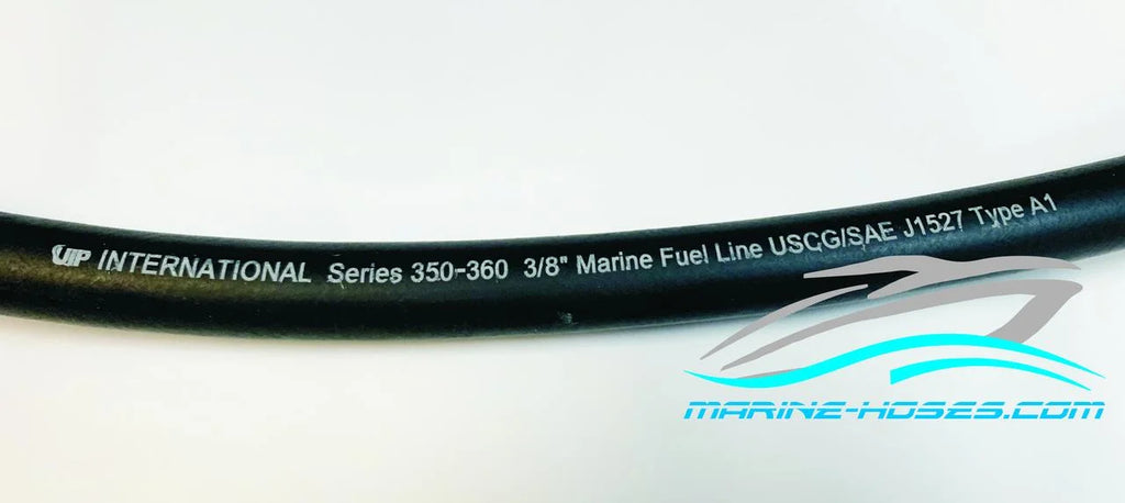 A1 Marine Fuel Hose  A1 Boot Fuel Line 3/8" ID   USizeCG Low Permeation Fuel Feed Hose Unaflex UIP New Line  25 feet