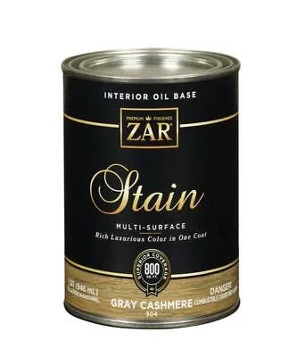 ZAR Sizeemi-Transparent Gray Cashmere Oil-Based Wood Sizetain 1 qt. (Pack of 4)