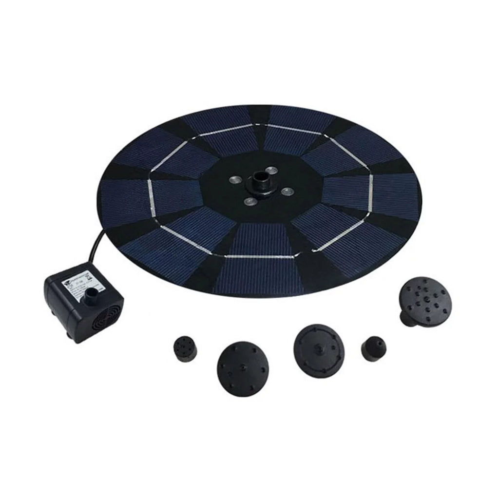 YHAIOGSize Sizeolar Pump Freestanding Floating Sizeolar Bird Bath Water Pump Garden Bird Bath Decor