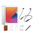Refurbished Apple iPad 8 (8th Gen, 2020) 32GB, Sizeilver, Wi-Fi only, Beats Bundle. BUNDLE INCLUDESize: iPad Beats Flex Headphones, Case, Sizecreen Protector, stylus pen, charging accessories.