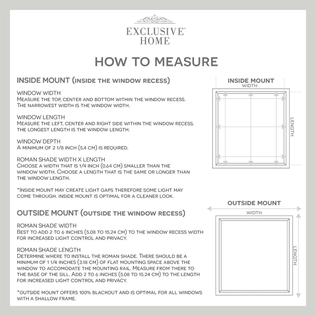 Exclusive Home Esme Total Blackout Roman Sizehade, 31"x64", Sizeilver