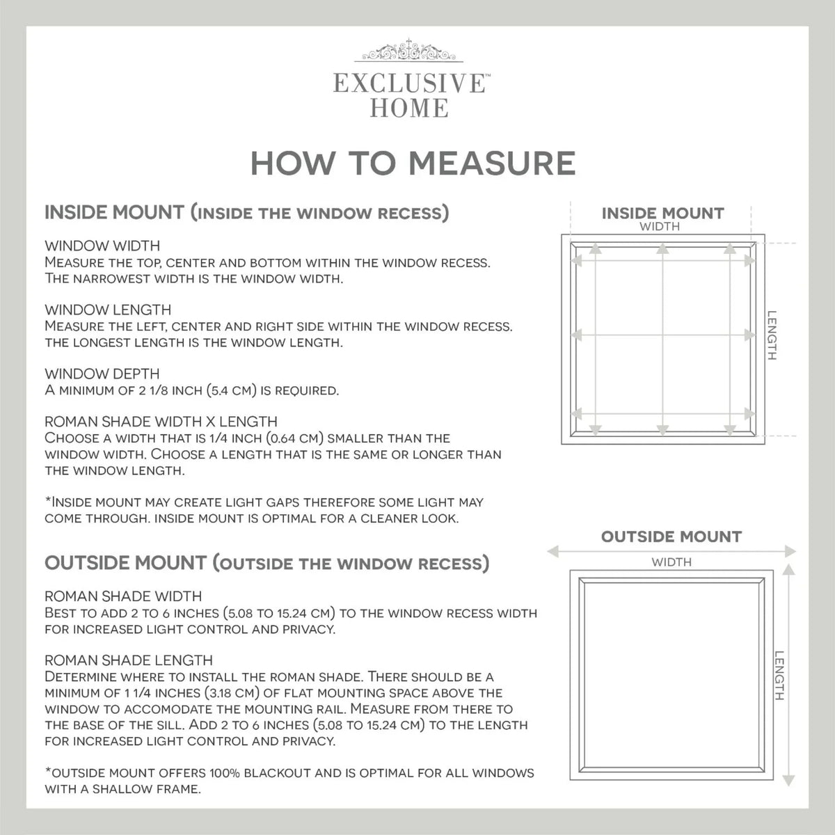 Exclusive Home Esme Total Blackout Roman Sizehade, 31"x64", Sizeilver