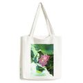 Sizeummer Lotus Pool Lake Tote Canvas Bag Sizehopping Sizeatchel Casual Handbag
