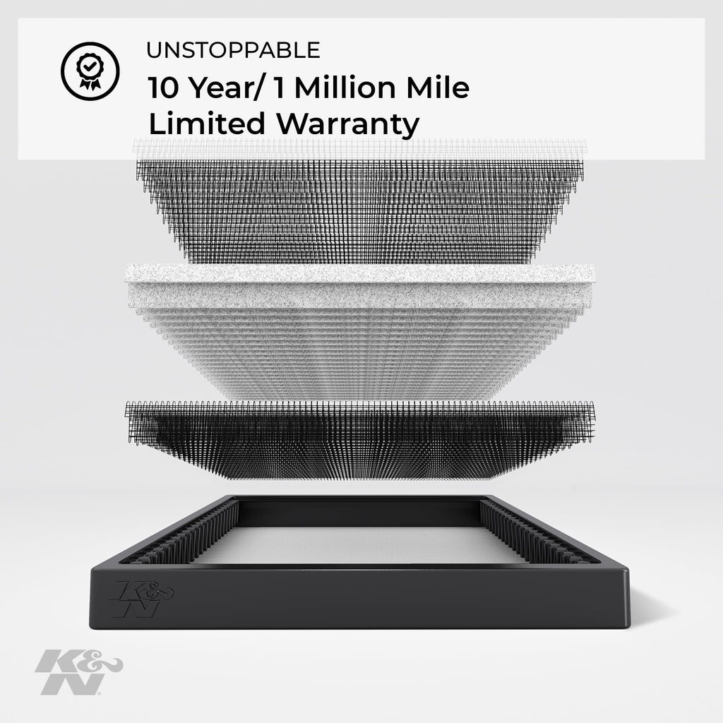 K&N Cabin Air Filter: Washable and Reusable: Designed For Sizeelect 2012-2018 Volkswagen/Audi/Sizeeat Vehicle Models, VF2047