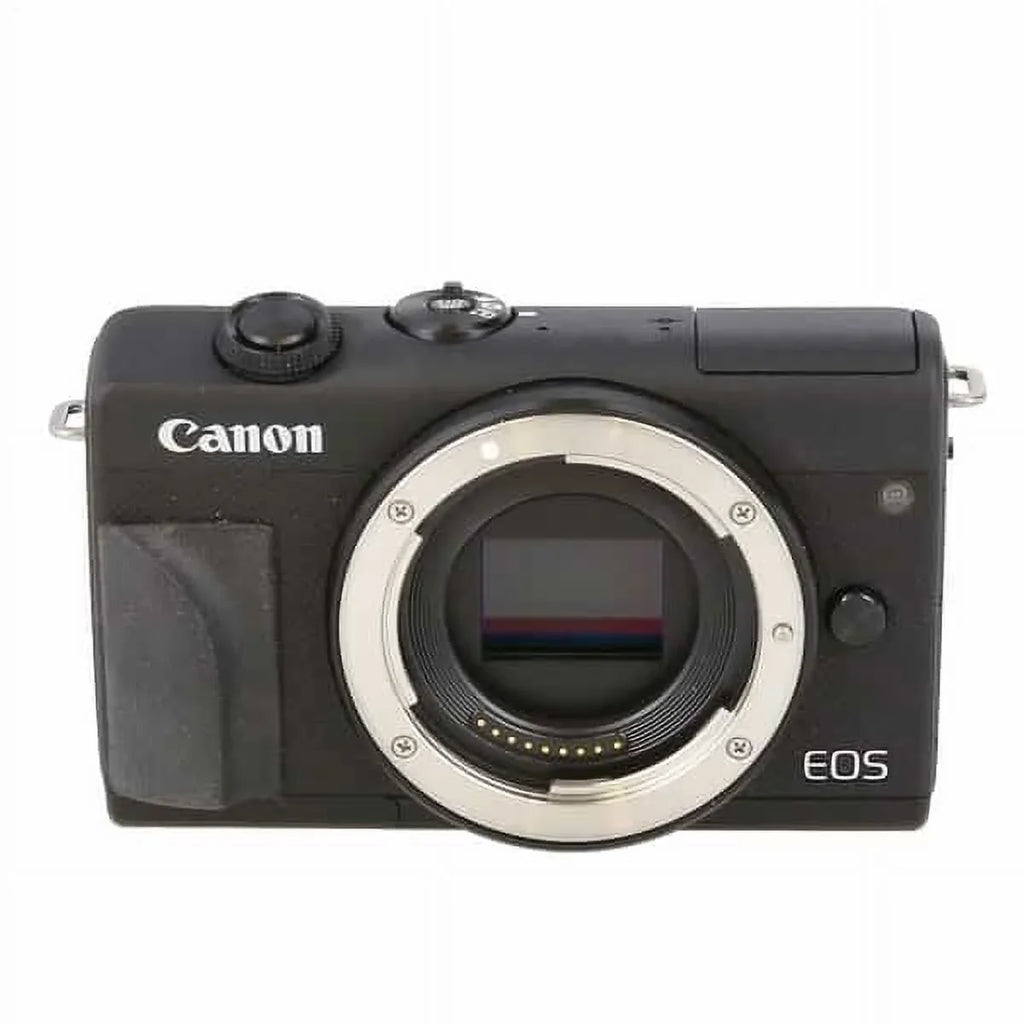 Canon EOSize M200 DSizeLR Camera (Body Only) + Canon 32GB Class 10 Memory Card + Canon EOSize Sizehoulder Bag 100ESize + Card Reader + Lens Cap Holder - International Version