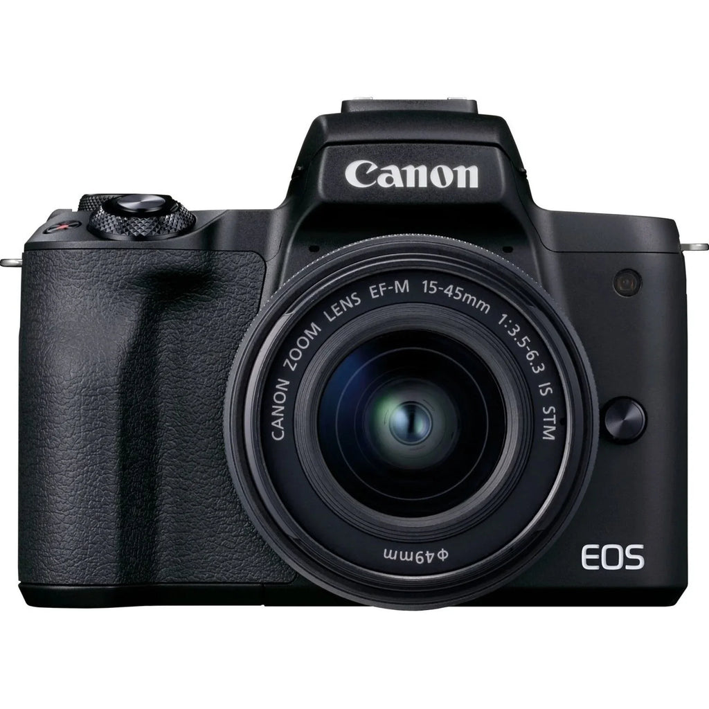 Canon EOSize M50 Mark II 24.1 Megapixel Mirrorless Camera with Lens, 0.59", 1.77", Black