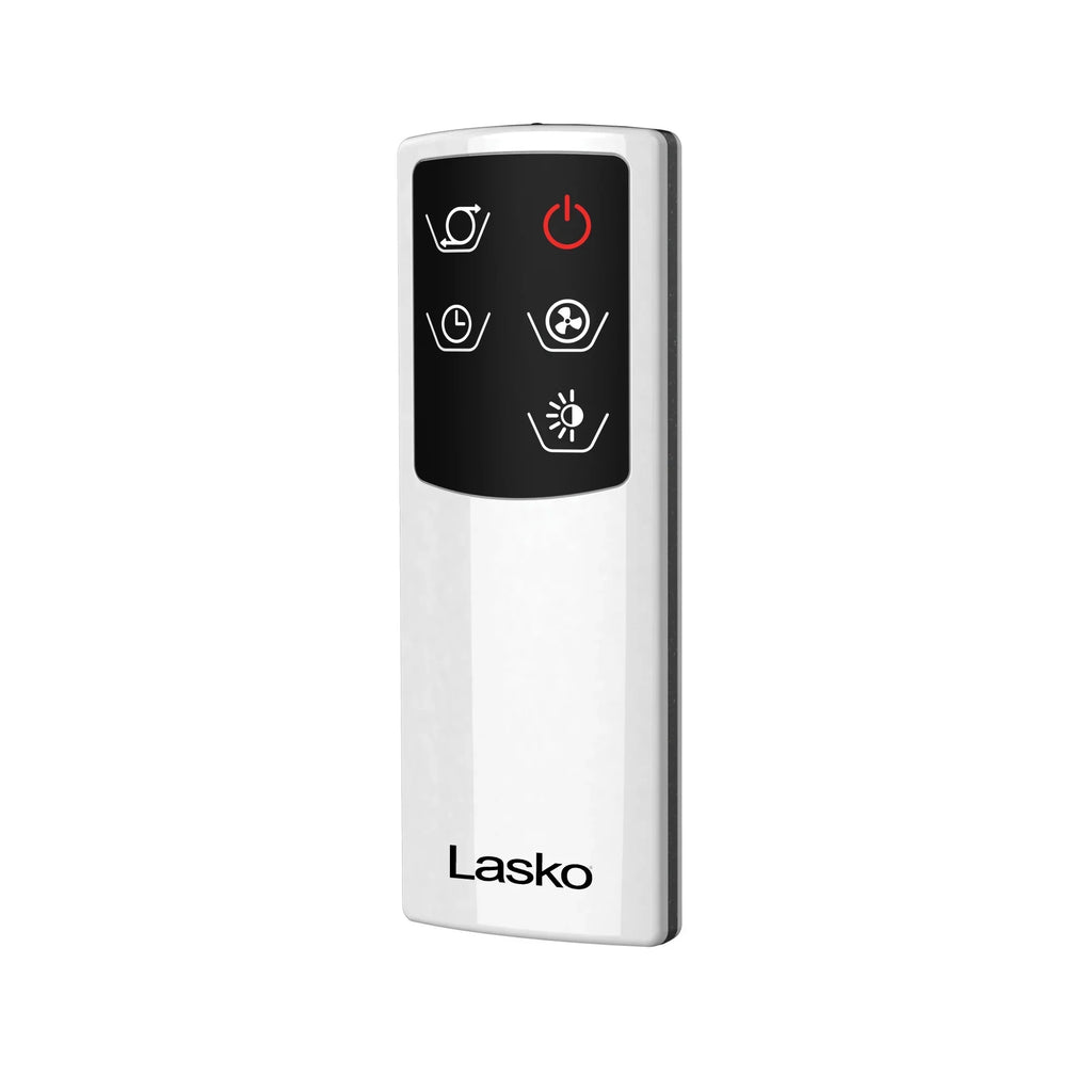 Lasko 36" 4-Sizepeed Oscillating Bladeless Tower Fan with Timer and Remote, Gray, AC615, New