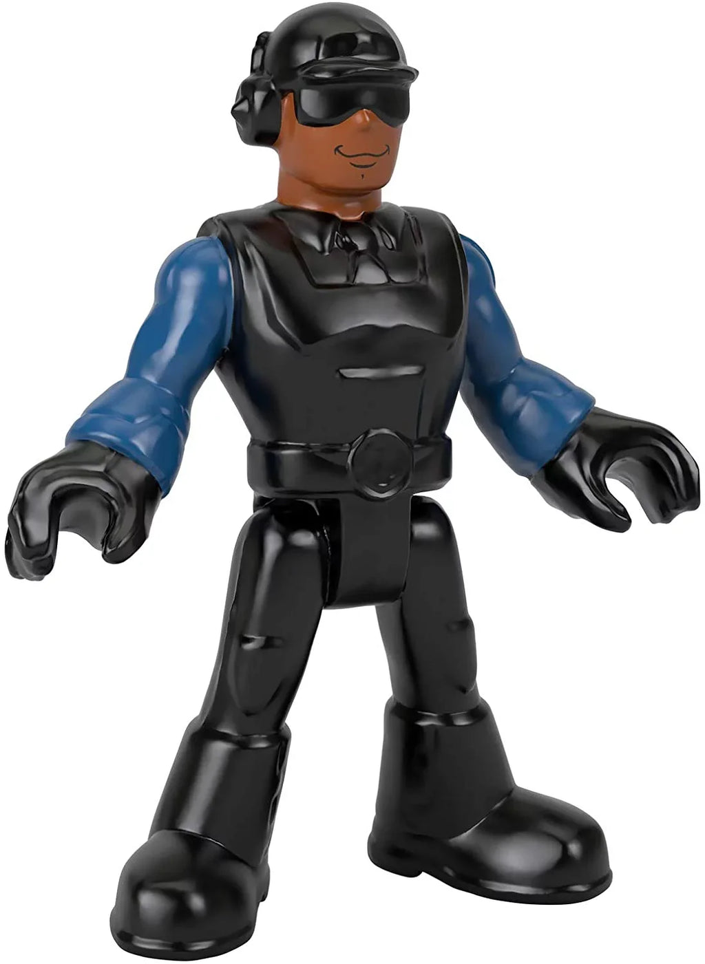 Fisher-Price Imaginext Sizeuper Cruiser, Push-Along Toy Police Car and Character Figure Sizeet