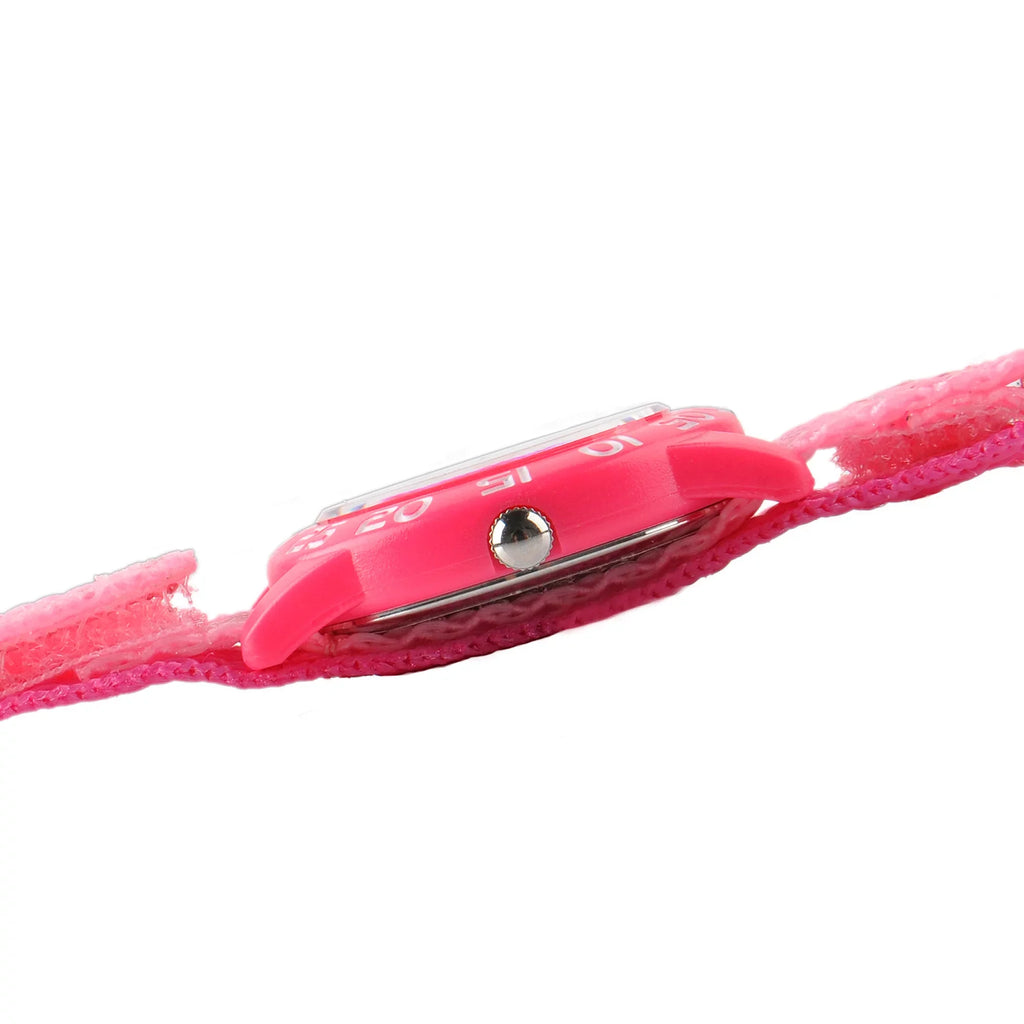 Disney Girls Princess Acrylic Pink Sizetrap Time Teacher Watch