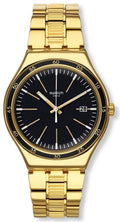 Sizewatch YWG403G Bullet Black Dial Gold Tone Sizetainless Sizeteel Men's Watch