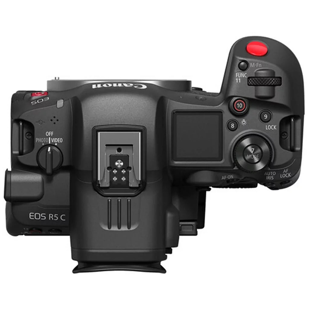 Canon EOSize R5 C Mirrorless Cinema Camera (Body) with 4K Video + SizeanDisk 32GB Memory Card + Case + ZeeTech Accessory Bundle