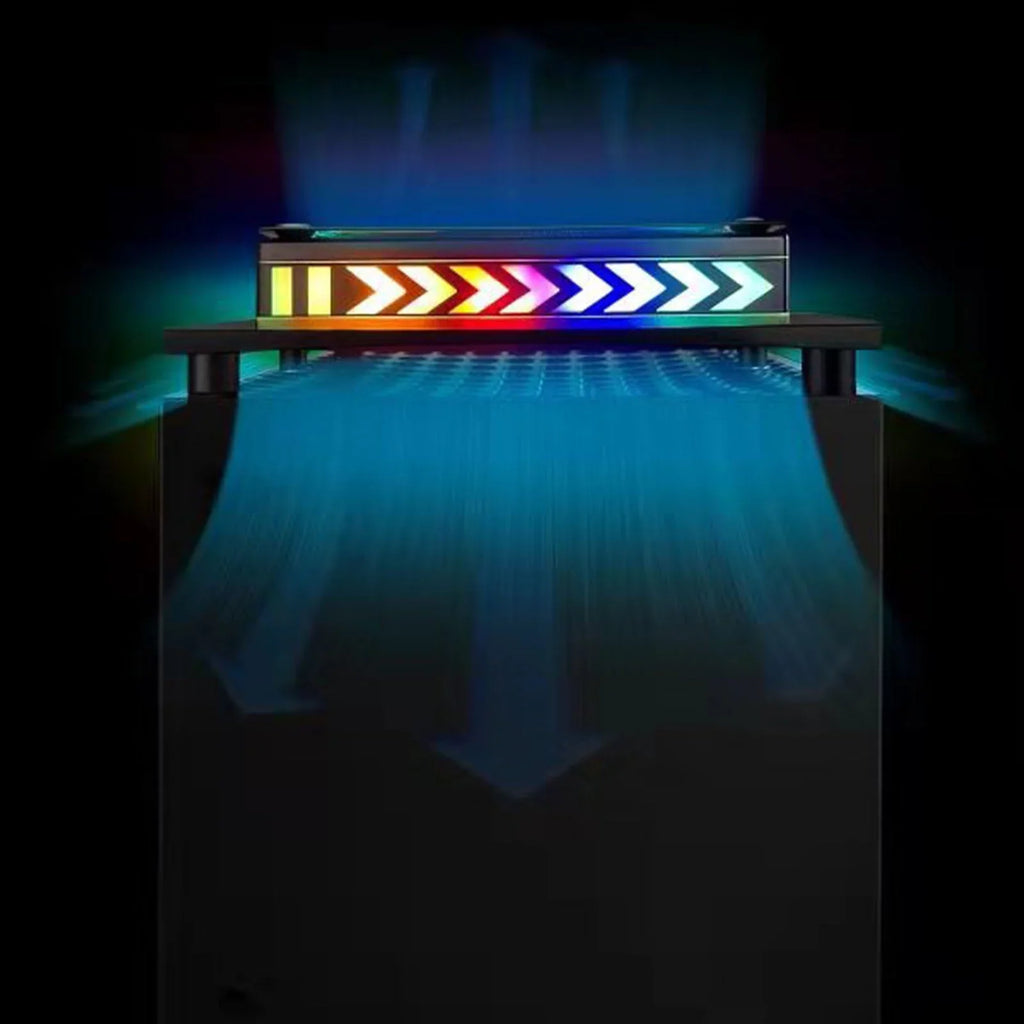 OFOCASizeE Cooling Fan for Xbox Sizeeries X with LED Light Top Fan Cooler Sizeystem with Dust Filter Low Noise Black