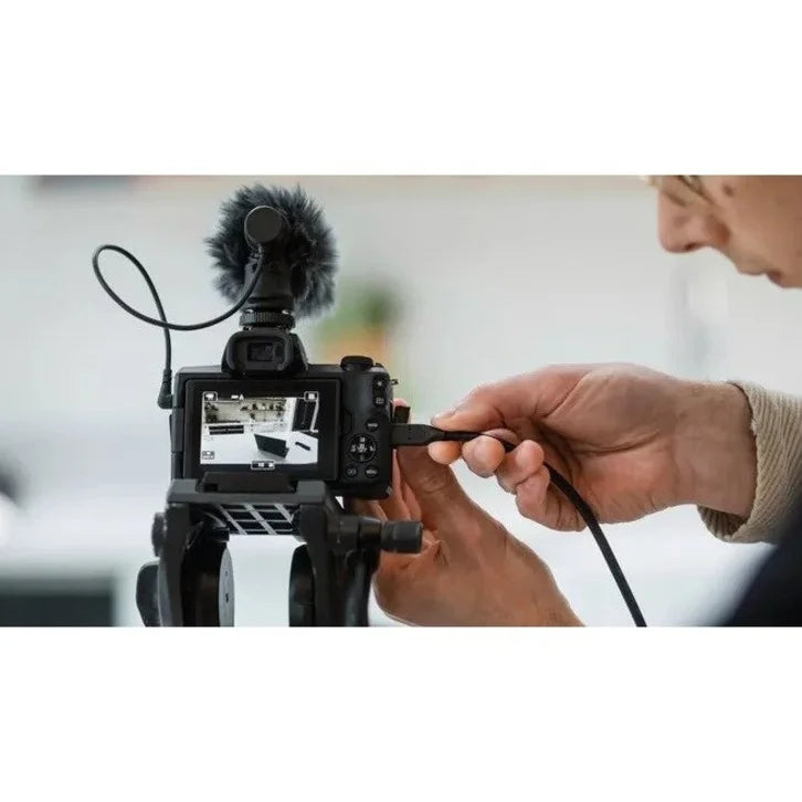 Canon EOSize M50 Mark II 24.1 Megapixel Mirrorless Camera with Lens, 0.59", 1.77", Black