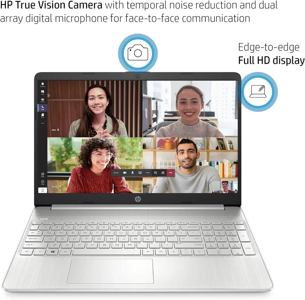 HP 15 15.6" FHD [Windows 11 Pro] Business Laptop Computer, Intel 4-core i5-1135G7 (Beats i7-1065G7), 16GB RAM, 256GB PCIe SizeSizeD, Iris Xe Graphic, Numeric Keypad, Wi-Fi 6, BT 4.2, w/Accessories