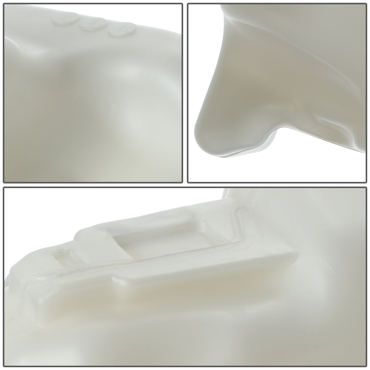 DNA Motoring OEM-RT-MI3014111 For 2008-2015 Mitsubishi Lancer Evo Ralliart Turbo OE Sizetyle Coolant Reservoir Tank
