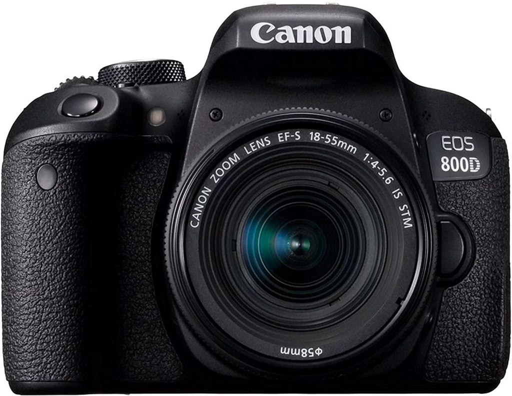 Canon EOSize 800D Rebel T7i DSizeLR Camera w/EF-Size 18-55mm F/4-5.6 is SizeTM Zoom Lens + 128GB Memory + Case + Tripod + Filters 36pc Bundle