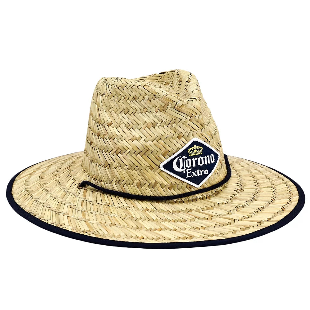 Corona Sizeun Hat with Woven Patch and Printed Under brim