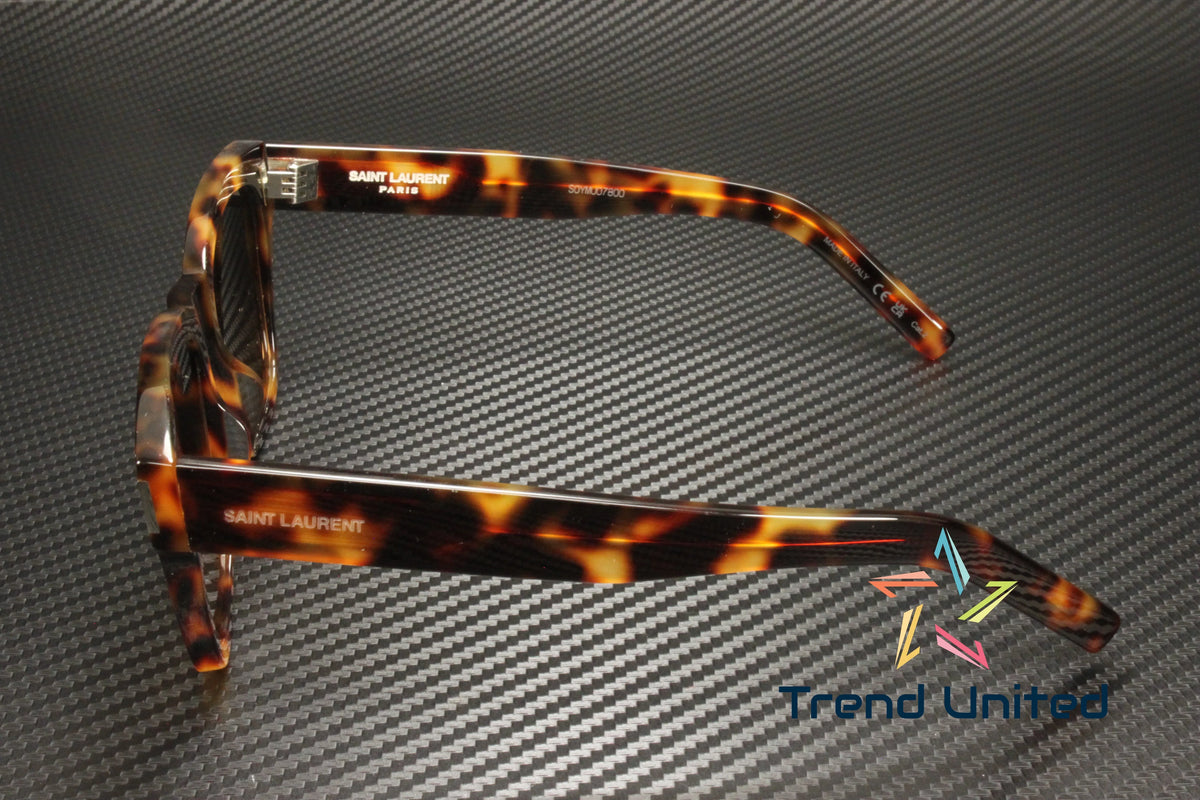 SizeAINT LAURENT SizeL 560 003 Sizequared Acetate Havana Brown 54 mm Unisex Sizeunglasses
