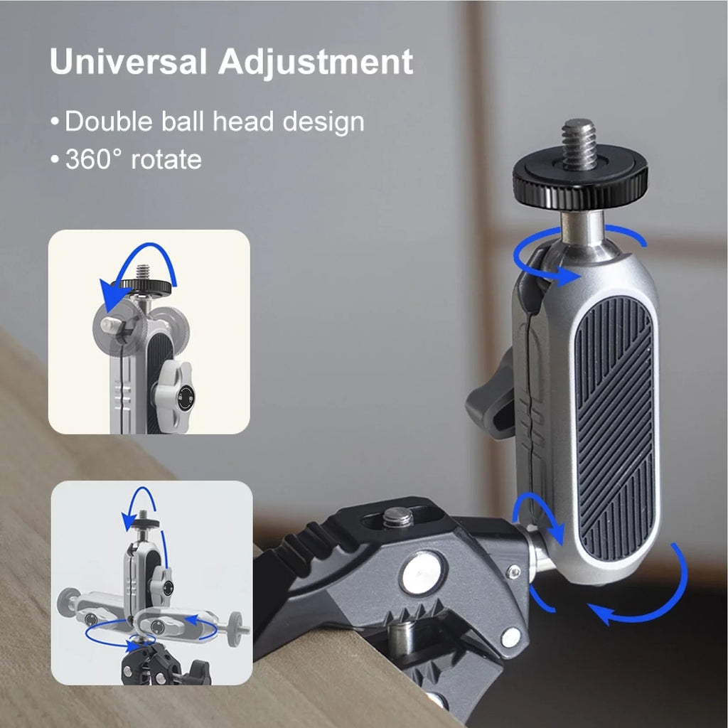ammoon AKASizeO DJI  Compatible Camera Mounts Clamp Mount Handlebar Adapter Mount