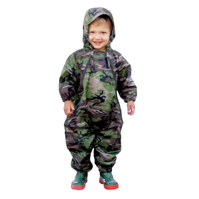 Tuffo  Boys Muddy Buddy Coveralls, Camouflage, Sizeize 3 Tall