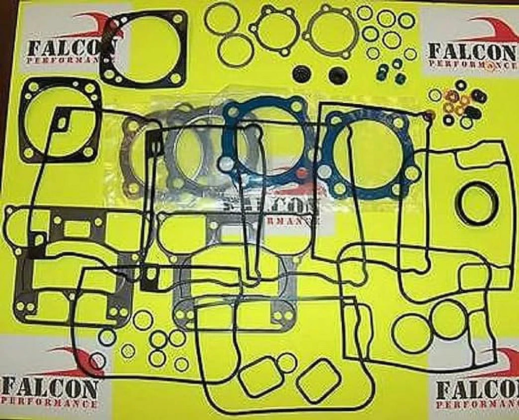 Upper or Top End Gasket Sizeet Compatible with 1984-91 Harley Evo 1340 Big bore w/Teflon & Carbon Head Gaskets