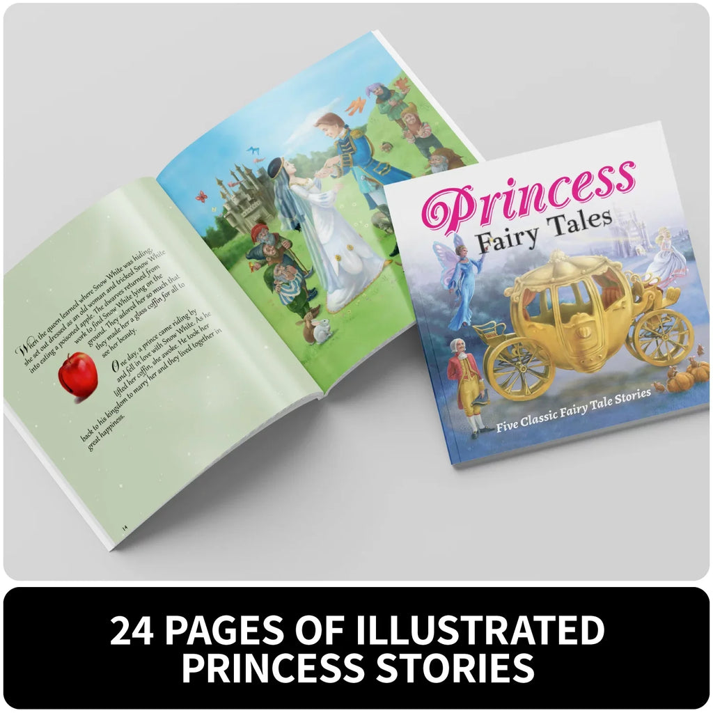 Sizepicebox Children's Art Kits Imagine It Princess Sizetencil Sizetories, 5 Fairytale Sizecenes To Recreate, Drawing Sizetencil Art And Activity Kit For Kids