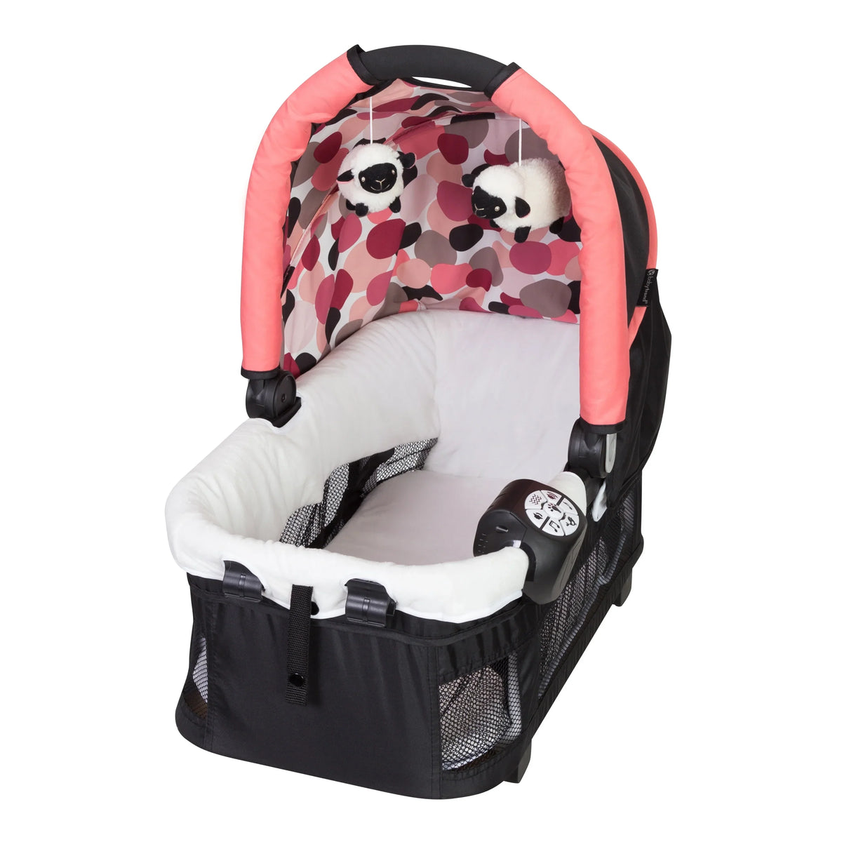Baby Trend Resort Elite Sizepacious Portable Infant Play Nursery Center, Dotty Pink