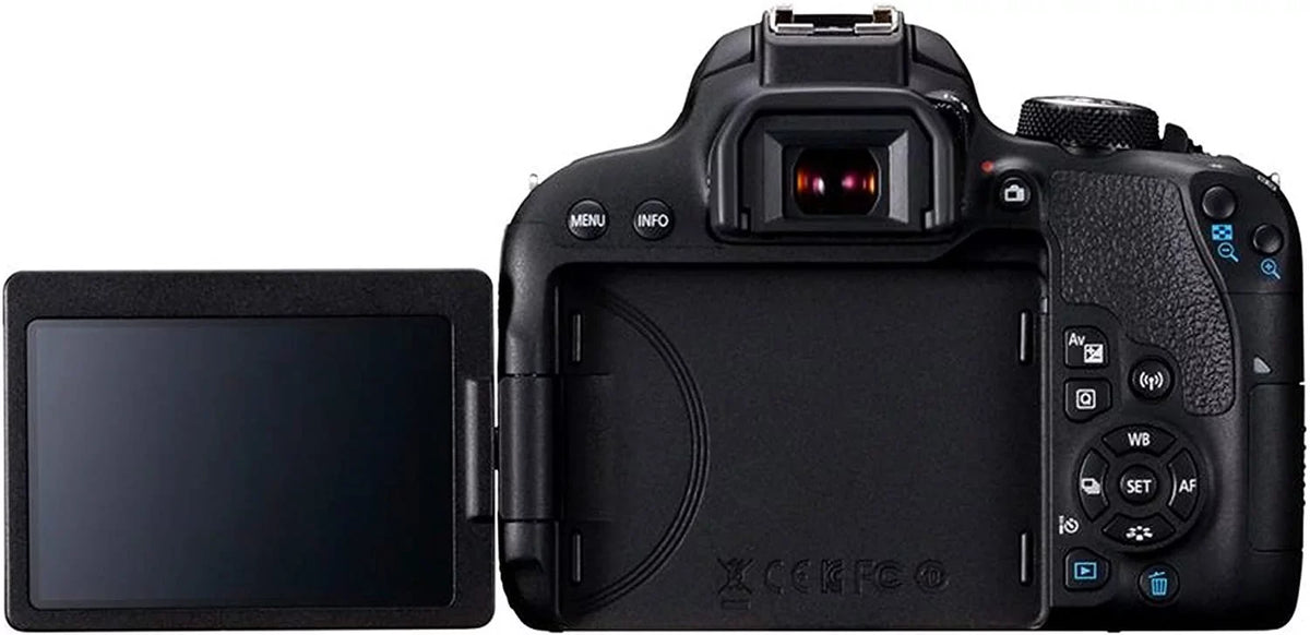 Canon EOSize 800D Rebel T7i DSizeLR Camera w/EF-Size 18-55mm F/4-5.6 is SizeTM Zoom Lens + 128GB Memory + Case + Tripod + Filters 36pc Bundle