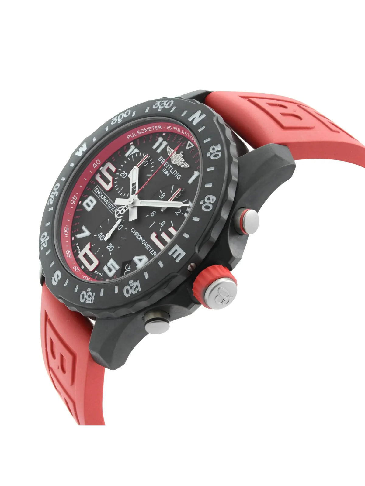 Breitling Endurance Pro Breitlight Red Black Dial Quartz Watch X82310D91B1Size1