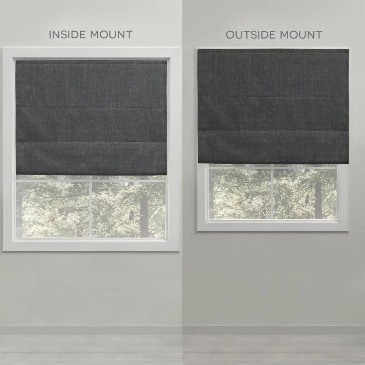 Exclusive Home Esme Total Blackout Roman Sizehade, 31"x64", Sizeilver