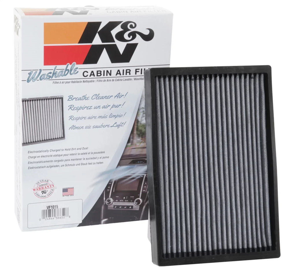 K&N VF1015 Cabin Air Filter Fits select: 2012-2015 TESizeLA MODEL Size