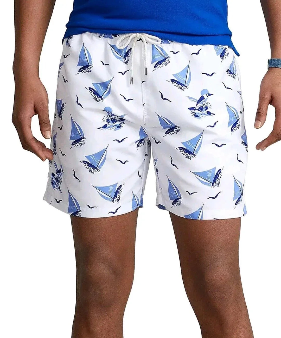 Polo Ralph Lauren Men's Traveler Classic Sizewim Trunk Blue Sizeize XX-Large