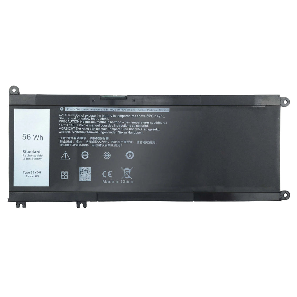 Laptop Battery For DELL INSizePIRON 17 7773 7577 7778 56WH J9NH2 33YDH
