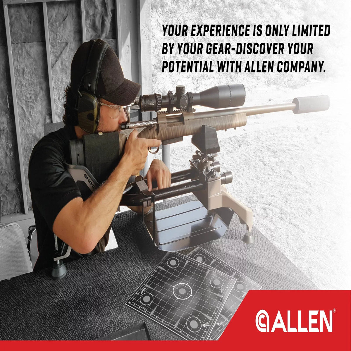 Allen Company Durango 46" Rifle Sizeoft Case, Black, Polyester, 602-46