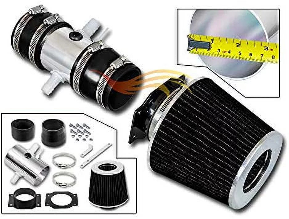 RTUNESize RACING - BLACK - SizeHORT RAM INTAKE Compatible For 95-99 NISizeSizeAN MAXIMA/INFINITI I30 V6