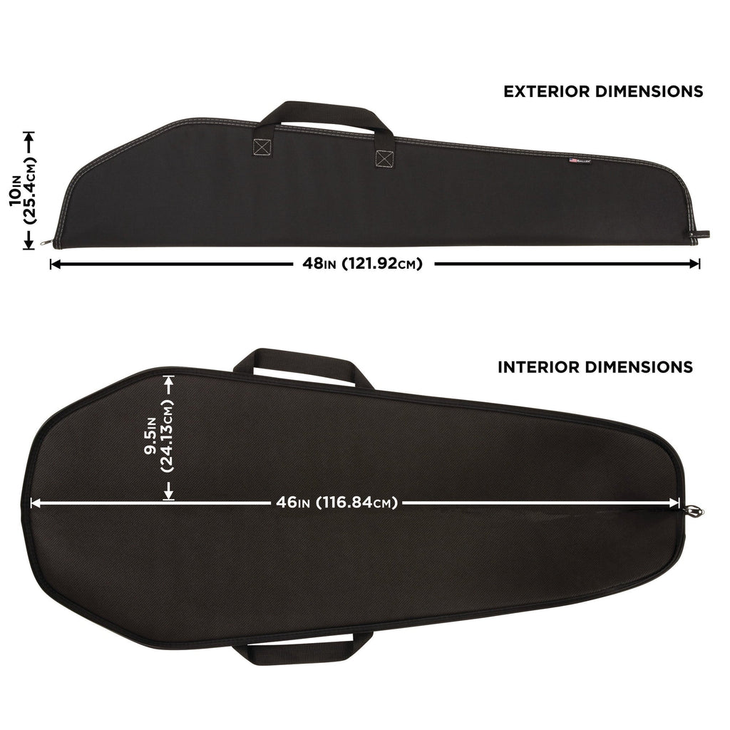Allen Company Durango 46" Rifle Sizeoft Case, Black, Polyester, 602-46