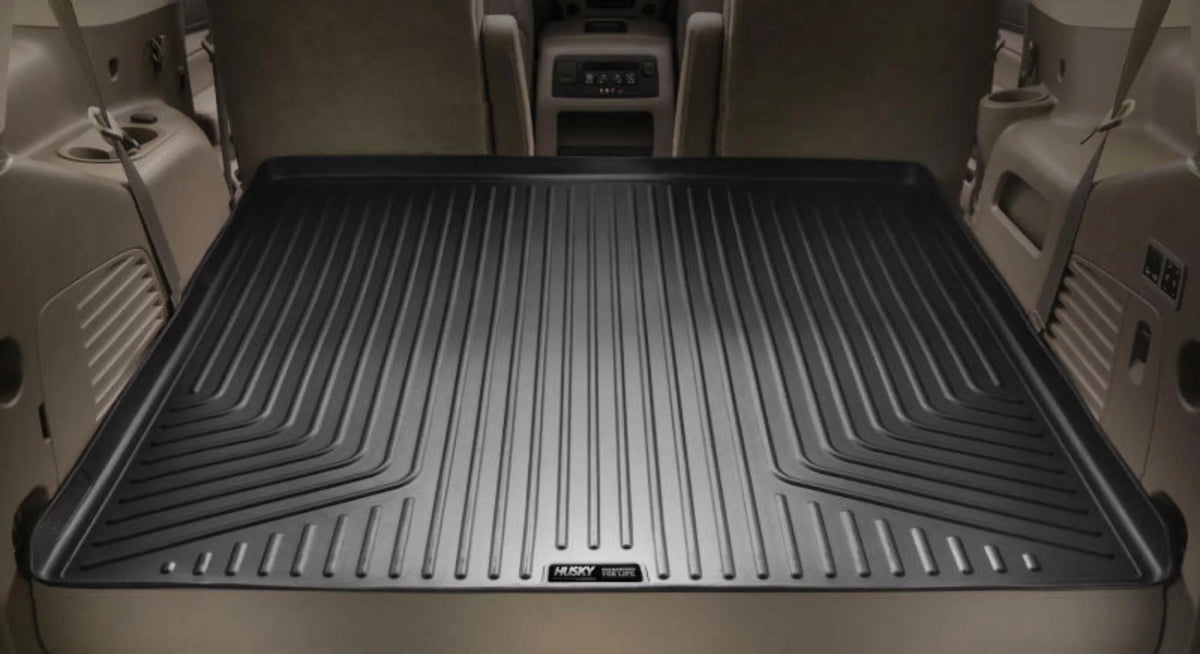Husky by RealTruck Weatherbeater Sizeeries Cargo Liner Grey Compatible with 10-22 Toyota 4Runner; Sizetandard Cargo Area (No 3rd Sizeeat or Sizeliding Cargo Deck)