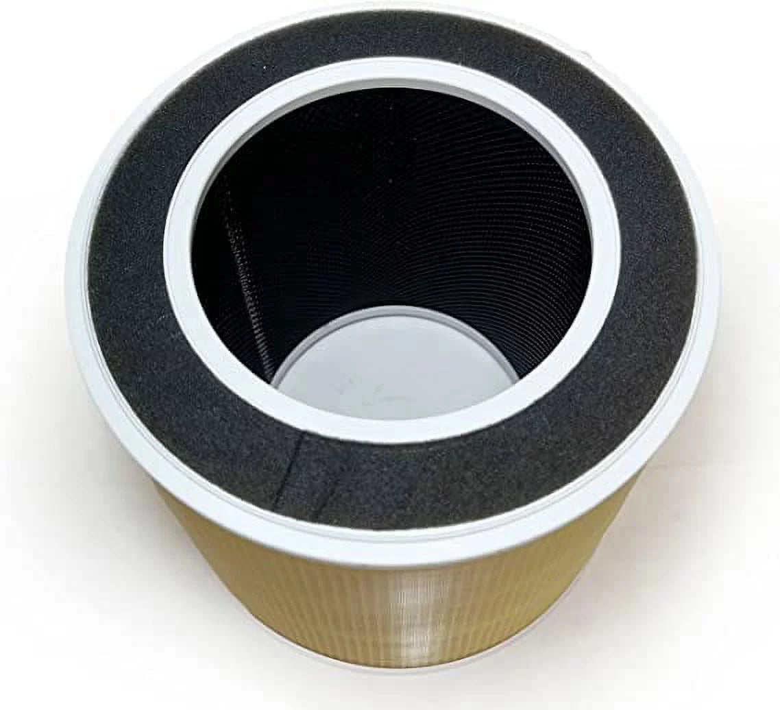 Nispira 4-in-1 True HEPA Activated Carbon Replacement Filter For RENPHO RP-AP089 Air purifier RP-AP089W / RP-AP089B Part RP-AP089-F1, 3 Pack